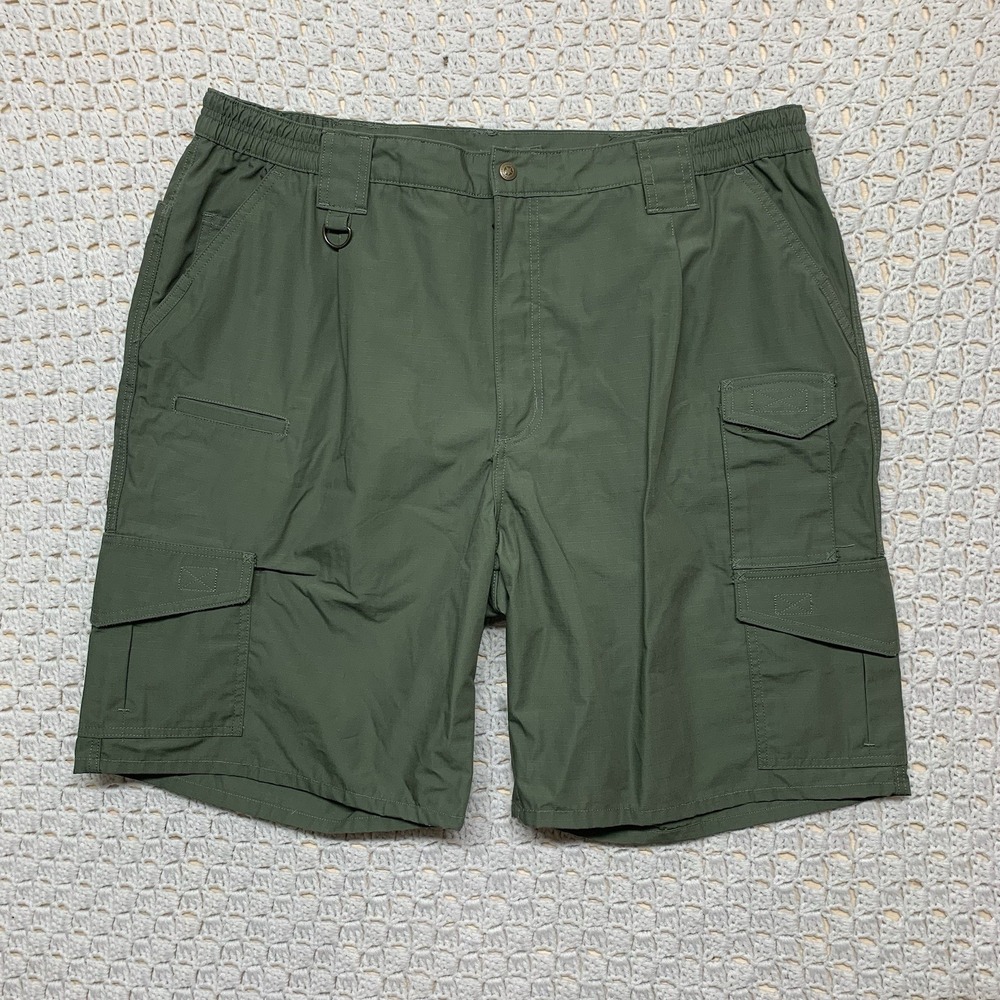 Propper Tactical Hiking Cargo Shorts Mens  44 Aprx W40 L9‎ Rip Stop Olive Green